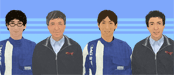 カーナビ、カーオーディオ等を取り付けるスタッフを紹介します。